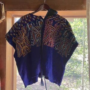 Handmade poncho from Peru